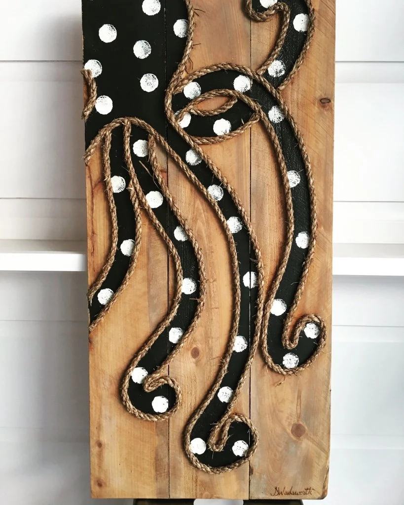Vertical Octopus Rope Artwork — M Street Artwork